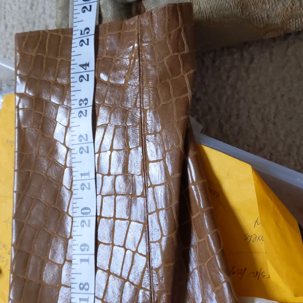 Leather embossed jkt NWT - Picture 7 of 7